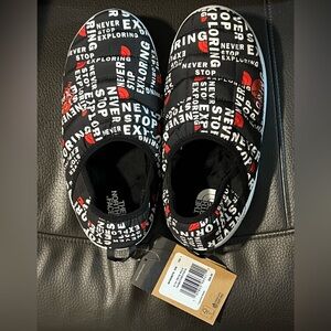 The North Face Thermoball Men's Slippers Red/White/Black Traction, Size 9